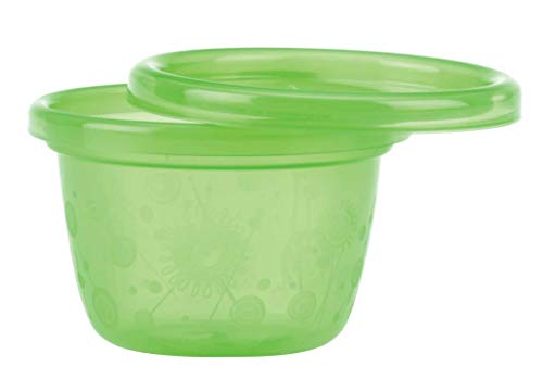 Nuby ID91161A - Pack 6 vasos para congelador en bolsa, 120 ml, 3+ m