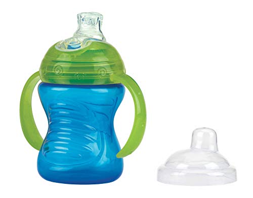 Nûby Taza Swirl™ antigoteo - 240ml - 6M+ - Taza con asas