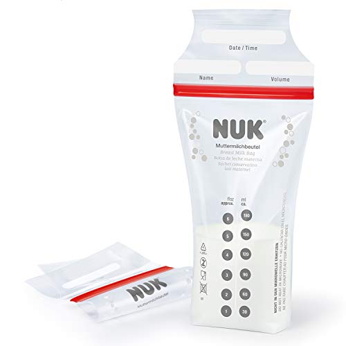 NUK bolsa de leche materna | 180 ml | 25 unidades