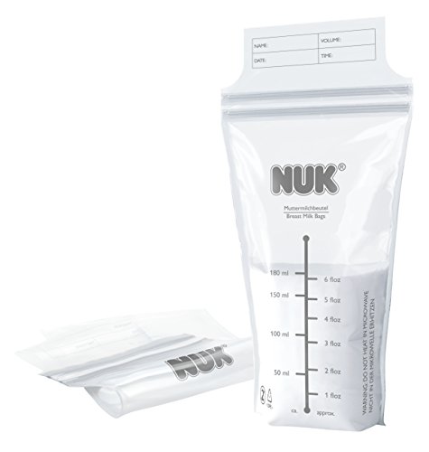 NUK NK10252088 - Pack de 25 bolsas para leche materna