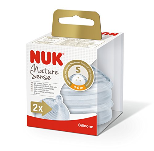 NUK TETINA NATURE SENSE 0-6 SILI S 2 UDS