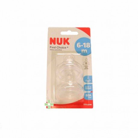 NUK - TETINA NUK FC+ 2 XL SILIC 2 UN