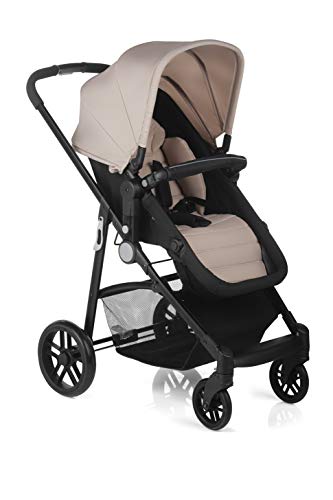 Nurse 262 567 Roller Convert + Click - Silla de Paseo Convertible en Capazo + Portabebé 0+ Click, de 0 a 15 kg., con Bolso y Plástico de Lluvia, Color Antracita Mix