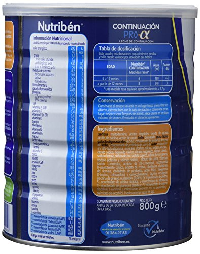 Nutribén Continuación 2 - Pro Alfa - 800 Gr