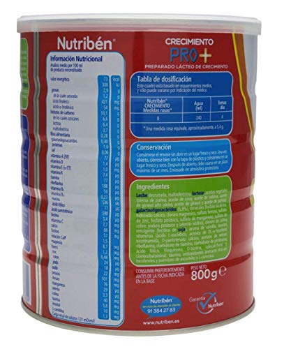 Nutribén Crecimiento - 800 Gr