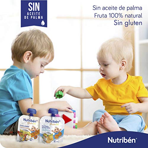 Nutribén Fruta And Go ! Plátano Fresa Yogurt Natural 1 Unidad 90 ml