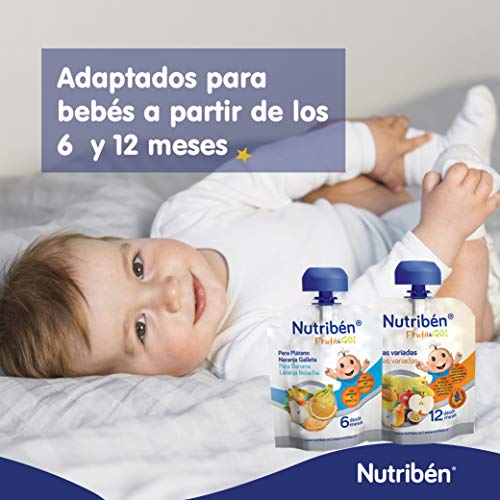 Nutribén Fruta And Go ! Plátano Fresa Yogurt Natural 1 Unidad 90 ml