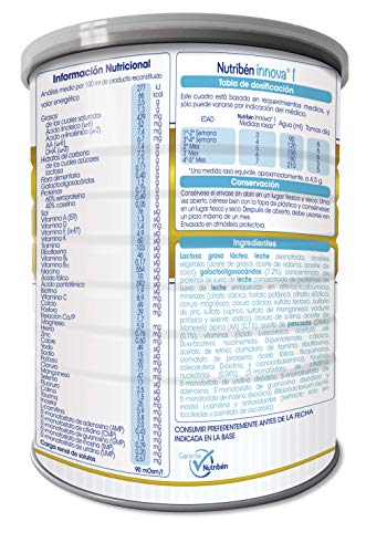 Nutribén - Leche para Lactantes Innova 1 desde el primer día - 800 gr.