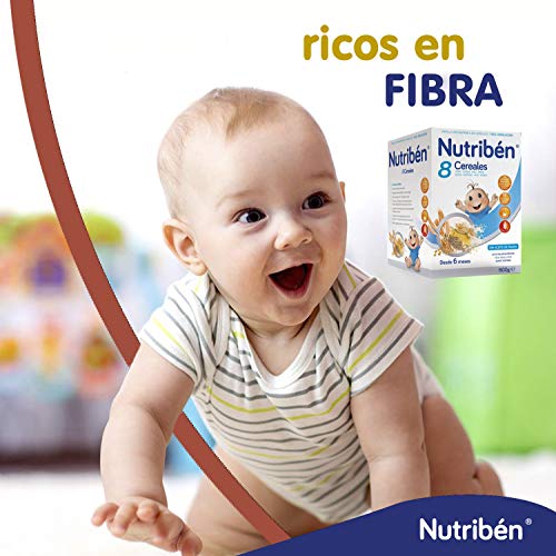 Nutribén Papilla 8 Cereales, Vitaminas y Calcio - 600 gr