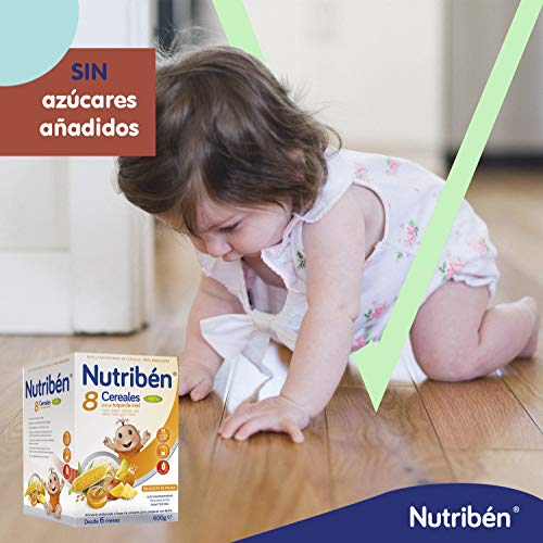 Nutribén Papilla 8 Cereales y Miel 4 Frutas - 600 gr