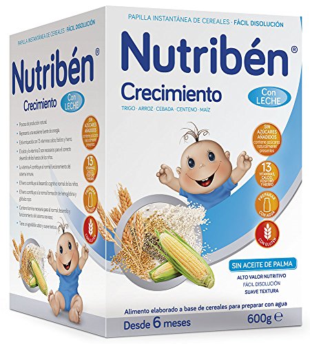 Nutribén Papilla Crecimiento Leche Adaptada - 600 gr