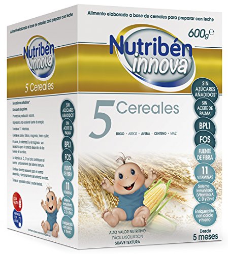 Nutribén Papillas Innova 5 Cereales Desde Los 5 Meses 600 g