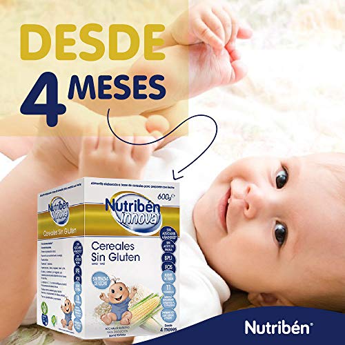 Nutribén Papillas Innova Cereales Sin Gluten Desde Los 4 Meses 600 gr