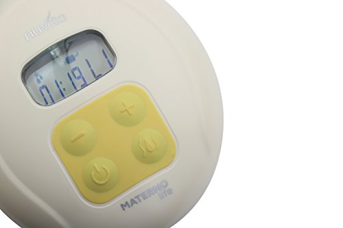 Nuvita 1286 Materno Life Sacaleches - Extractor de Leche Eléctrico con Tecnología 2 + 1 Fases - Auto Masaje - 5 Niveles de Intensidad de Extracción - 0% Reflujo Garantizado - 0% BPA - Diseño Italiano