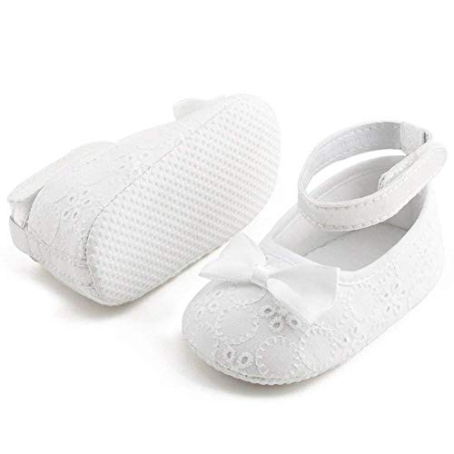 OOSAKU Zapatos para niñas pequeñas Zapatos de Bautismo para bautizos Zapatos Antideslizantes, Zapatos, 3-6 Meses