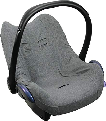 Original DOOKY BabyFit ** Funda universal para sistema de cinturón de 3 y 5 puntos ** Cochecito de bebé, silla de coche como, por ejemplo, para Maxi-Cosi, Cybex, etc. gris Gris oscuro