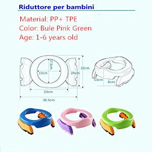 Orinal Portatil, Orinales para Niños, Orinal Portatil Plegable con 10 Bolsas de Plástico, Compacto y Portátil para Viajes (azul)