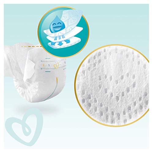 Pampers Premium Protection 81689089 pañal desechable Niño/niña 1 96 pieza(s) - Pañales desechables (Niño/niña, Tape diaper, 2 kg, 5 kg, Multicolor, Velcro)