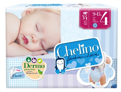 PAÑAL CHELINO LOVE T4 34 UNI (9-15 KG)