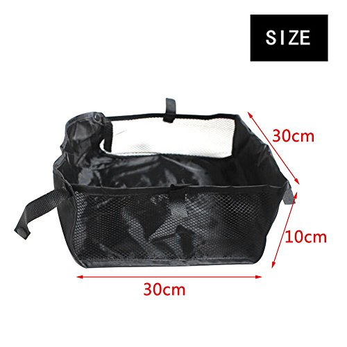 Paquete Cochecito de Bebé, Impermeable Cesta Inferior Cochecito Infantil Cochecito Buggy Bolsa Organizador de Almacenamiento Bolsa de Malla de Malla Accesorios Organizador