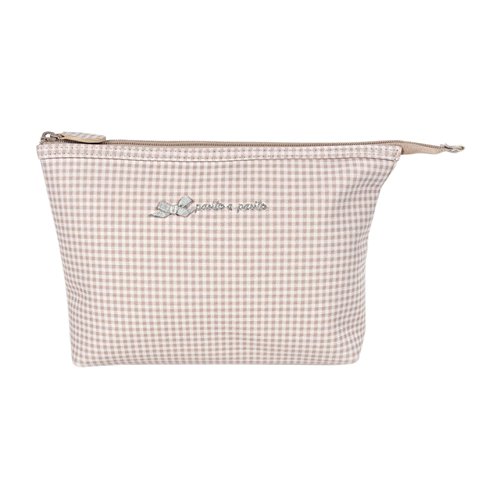 Pasito a Pasito 73582 - Neceser, diseño vichy beige petite etoile