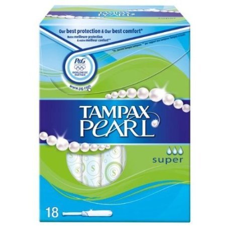 Pearl Tampax Super 548,64 cm s (, 2 paquetes)