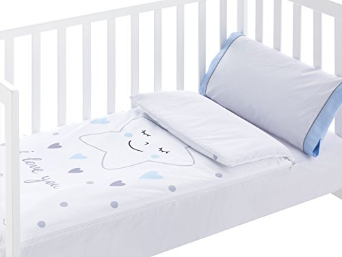 Pekebaby Saco Nórdico desenfundable minicuna (50x80 cm) SONNO AZUL