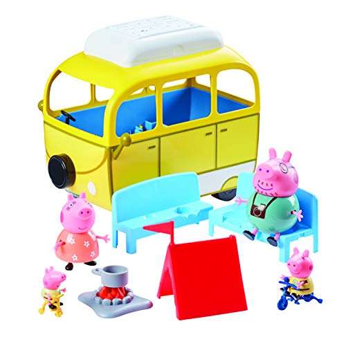 Peppa Pig 6922 Camping Trip PLAYSET, Multi Juego DE Viaje, Multicolor, 0 (Character Options 06922)