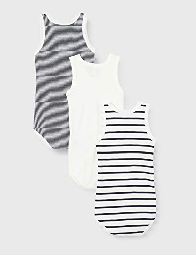 Petit Bateau 5372900 Body, Multicolor (Variante 1 Zga), 0-3 Meses (Talla del Fabricante: 3 Meses) para Bebés