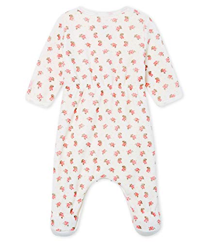 Petit Bateau Bodyjama_5011801 Pijama, Multicolor (Marshmallow/Multico 01), 62 (Talla del Fabricante: 3M/60centimeters) para Bebés