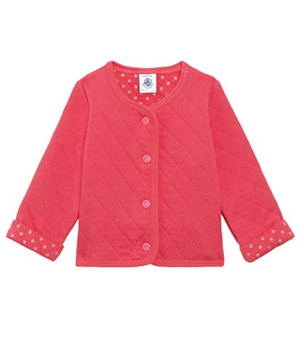 Petit Bateau Cardigan_4996202 Chaqueta Punto, Rosa (Signal 02), 92 (Talla del Fabricante: 24M/86centimeters) para Bebés