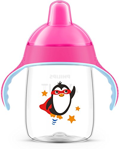 Philips Avent Magic - Taza antigoteo de 340 ml, color rosa