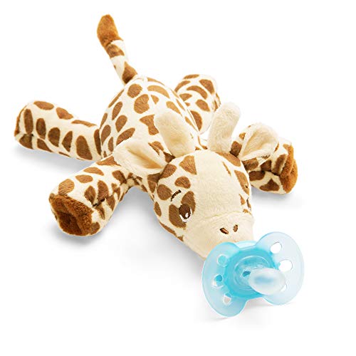 Philips Avent Peluche con chupete - Peluche de jirafa con chupete ultra soft, sin BPA, 0-6 meses