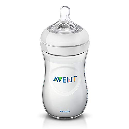 Philips Avent SCD301/02 - Set de recién nacido gama natural, 4 biberones, 4 Tetinas, chupete y escobilla, transparente