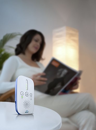 Philips Avent SCD501/00 - Vigilabebés digital con tecnología DECT con luz nocturna, alcance hasta 300 m