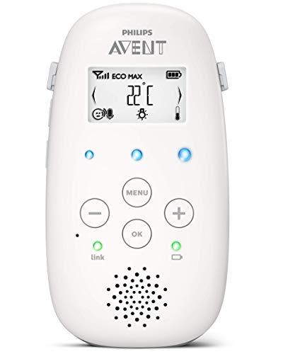 Philips Avent SCD713/00 - Vigilabebes con privacidad y seguridad DECT, luz nocturna