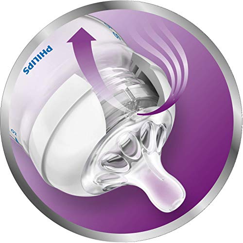 Philips Avent SCF041/27-2 - Tetinas natural flujo recién nacido, 0m+, con 1 agujero