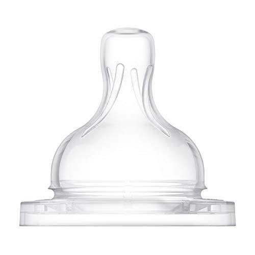 Philips Avent SCF044/27-2 - Tetinas natural flujo rápido, 6m+, con 3 agujeros, medida 4