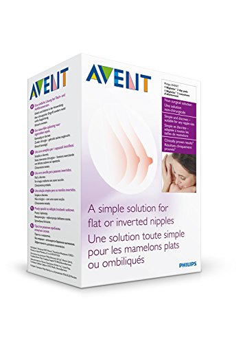 Philips Avent SCF152/01 - Pezonera para curar pezones invertidos o planos durante el embarazo, Niplette, incluye dos discos absorbentes