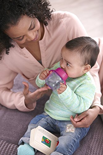 Philips Avent SCF551/03 - Vaso con boquilla de silicona para niña, válvula antigoteo, sin BPA, para bebe de 6 meses, 200 ml, color rosa