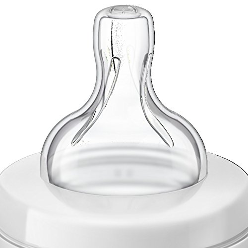 Philips Avent SCF567/17 - Biberón Classic+ de 330 ml, tetina de flujo variable, anticólico, color rosa