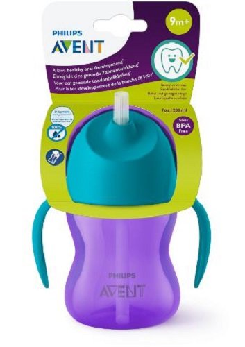 Philips AVENT SCF796/02 vaso de aprendizaje con boquilla 200 ml - Vasos de aprendizaje con boquilla (9 mes(es), Azul, Púrpura, Indonesia, 200 ml, 1 pieza(s), 1 pieza(s))