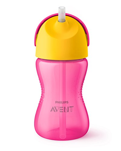 Philips AVENT SCF798 300ml Drinking bottle - toddler drinking vessels (Drinking bottle, 12 mes(es), Rosa, Amarillo, Indonesia, 300 ml, 1 pieza(s))