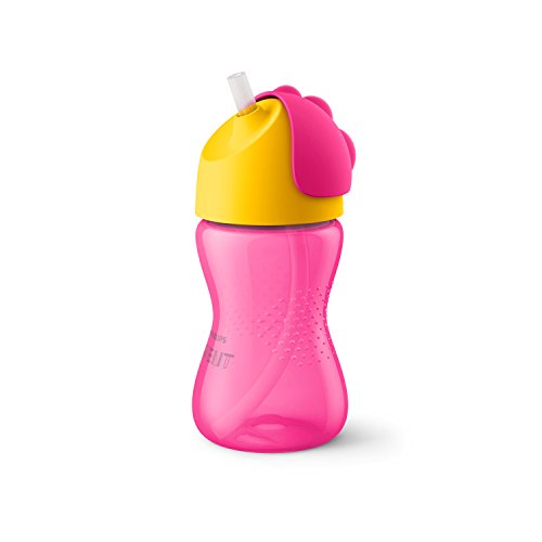 Philips AVENT SCF798 300ml Drinking bottle - toddler drinking vessels (Drinking bottle, 12 mes(es), Rosa, Amarillo, Indonesia, 300 ml, 1 pieza(s))