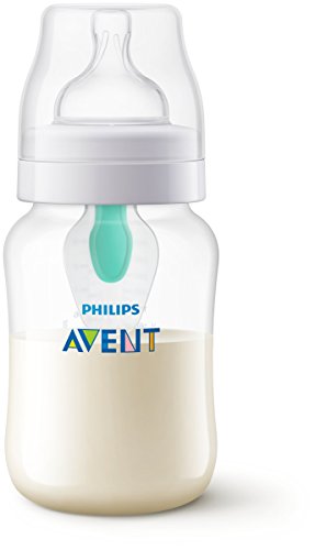 Philips Avent Scf813/14 - Biberón Anti Cólicos con Sistema Patentado Airfree, 260 Ml, Silicona, Transparente