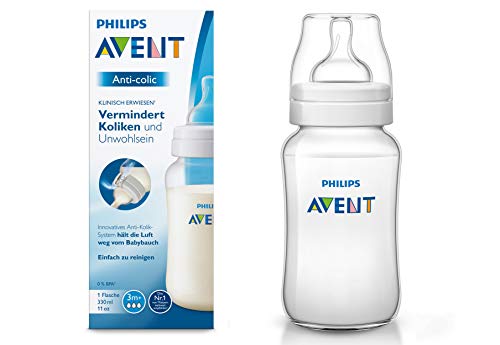 Philips Avent SCF816/17 - Biberón Anti-colic de 330 ml, transparente