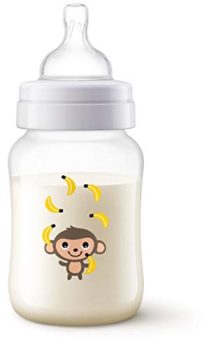 Philips Avent SCF821/11 - Biberón Anti-colic Safari mono de 260 ml