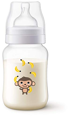 Philips Avent SCF821/11 - Biberón Anti-colic Safari mono de 260 ml