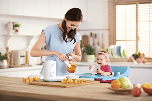 Philips Avent SCF862/02 - Robot de cocina para bebés 2 en 1, color blanco