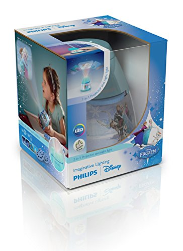 Philips Lighting 71769/08/16 Proyector y luz nocturna 2 en 1, 0.06 W, Azul